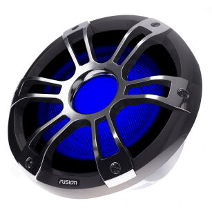 10 "450-watowy sportowy subwoofer morski w kolorze chromu z diodami LED