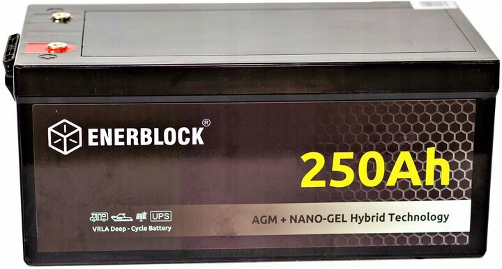 AKUMULATOR AGM-GEL HYBRID 12V 250AH |JDG12-250|