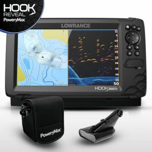 HOOK Reveal 9 50/200 HDI CHIRP / DownScan / ploter map GPS 